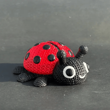 Crochet Ladybug 3D Toy
